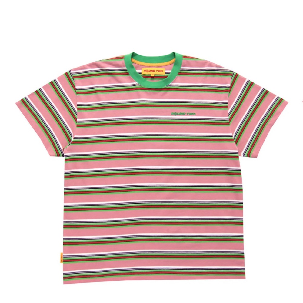 Stripe Cotton Ringer T-Shirt